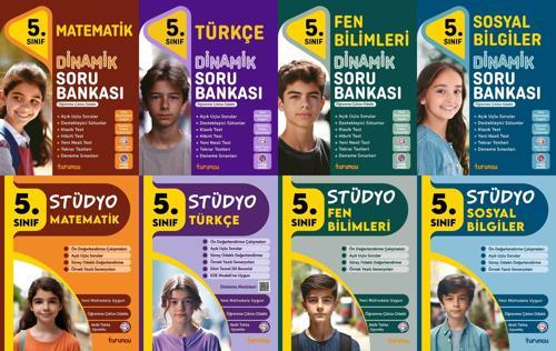 Tudem 2025 5. Sınıf Matematik + Fen + Türkçe + Sosyal Stüdyo + Dinamik Soru Bankası Tam Seti 8 Kitap Yeni Müfredat