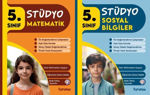 Tudem 2025 5. Sınıf Matematik + Sosyal Stüdyo Soru Bankası Seti 2 Kitap Yeni Müfredat