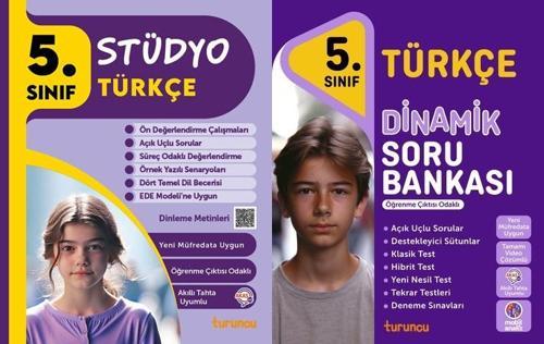 Tudem 2025 5. Sınıf Türkçe Stüdyo + Dinamik Soru Bankası Seti 2 Kitap Yeni Müfredat