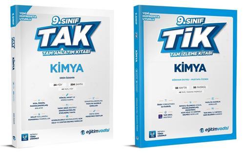 Eğitim Vadisi 2025 9. Sınıf Kimya Tak Tam Anlatım + Tam İzleme Seti 2 Kitap