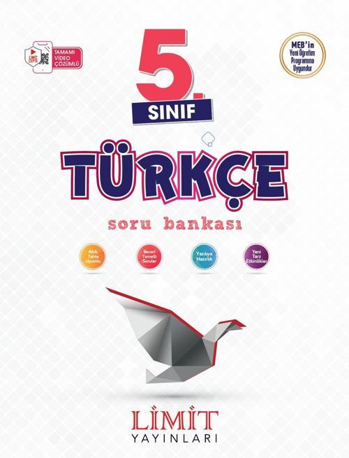 Limit 2025 5. Sınıf Türkçe Soru Bankası Güncel Müfredat