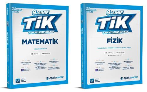 Eğitim Vadisi 2025 9. Sınıf Matematik + Fizik Tam İzleme Kitabı Seti 2 Kitap