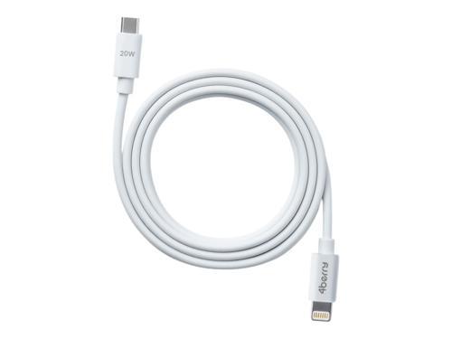 ECO-CLT Beyaz USB-C-Lightning Kablo – 1.2 m, 20 W Hızlı Şarj