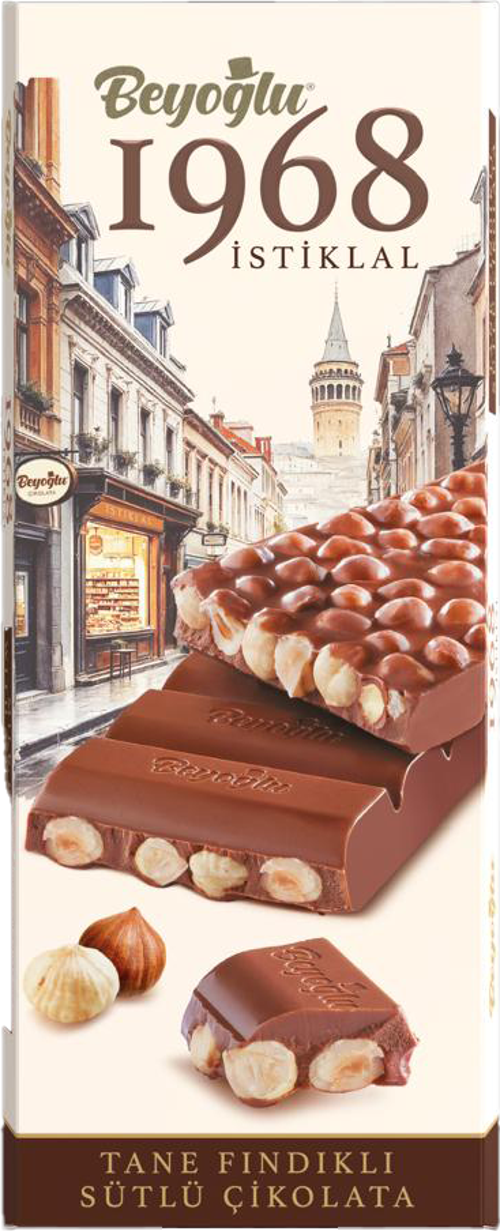 Beyoğlu 1968 İstiklal Tane Fındıklı Çikolata 175  Gr.