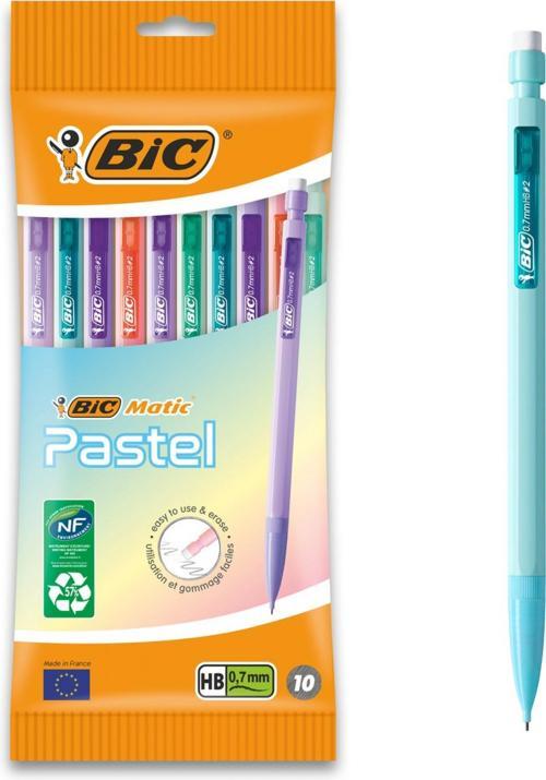 Matic Pastel 0.7mm Mekanik Kurşun Kalem 10'lu Paket