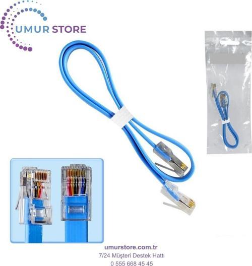 Cat6 Patch Network Ethernet Kablo Slim 30CM