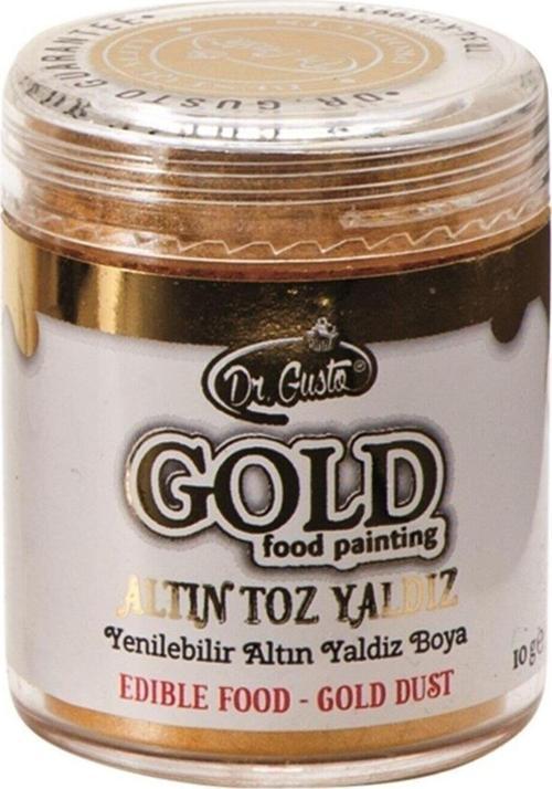 Dr. Gusto Altın Toz Yaldız Yenilebilir Boya