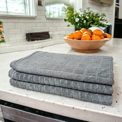 Misclean Mikrofiber Mutfak Temizlik Bezi 40 x 40 cm Leke Tutmaz Koku Yapmaz - 3 Adet