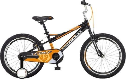 Wolf 16 V Fren Alüminyum Kadro 16 Jant Çocuk Bisikleti Siyah Turuncu