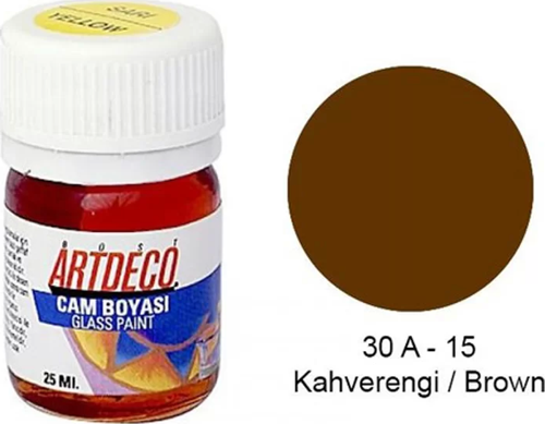 030A CAM BOYASI 15 KAHVERENGİ 25ml