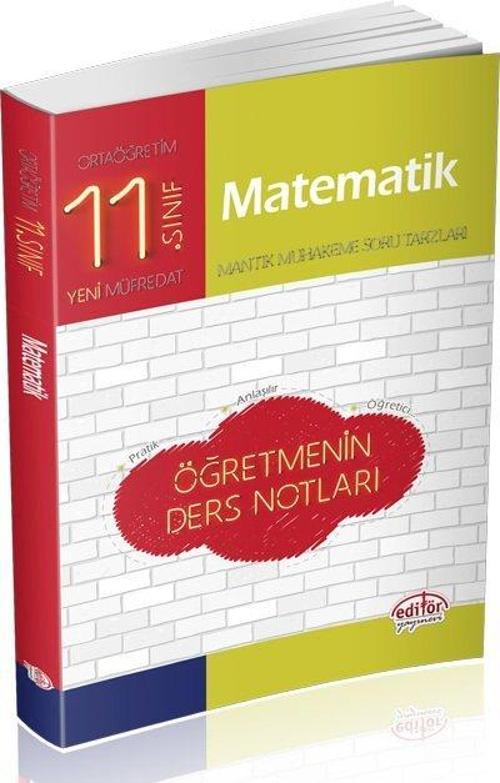 Editör Yayınları 11. Sınıf Matematik Öğretmenin Ders Notları
