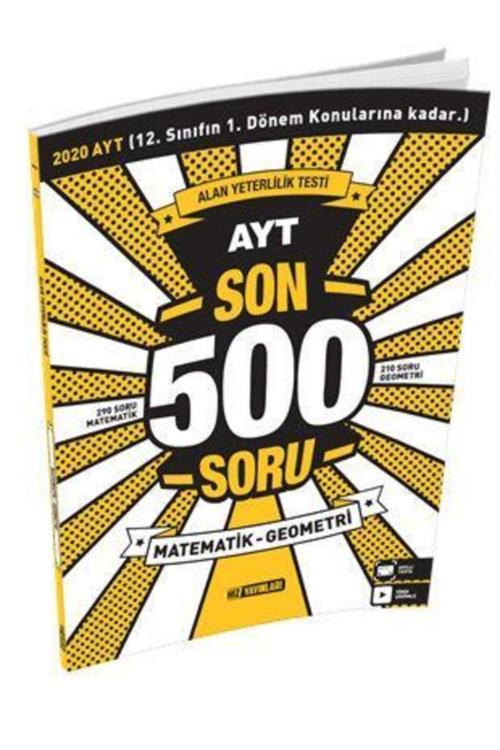 Hız Yayınları Ayt Matematik - Geometri Son 500 Soru