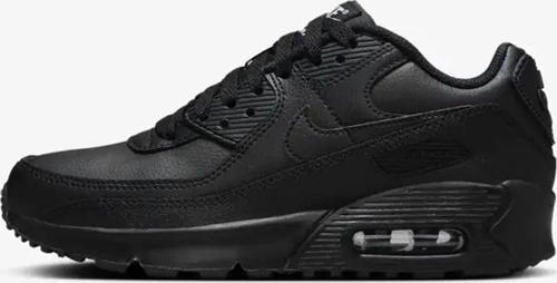 Air Max 90 Unisex Leather Sneaker Hakiki Deri Günlük Spor Ayakkabı Siyah