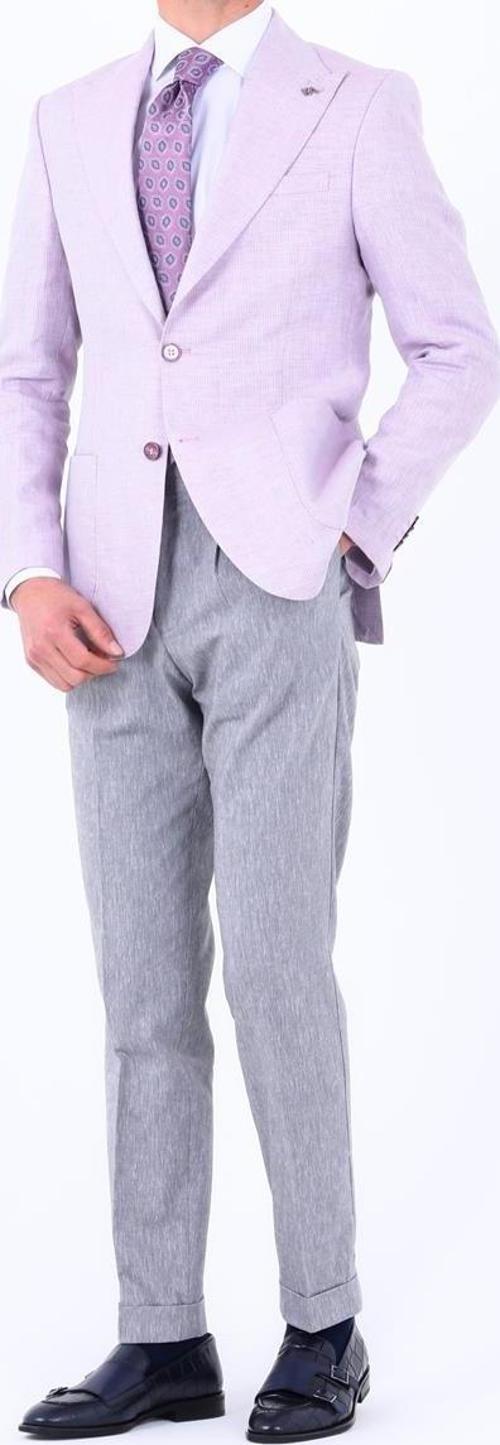 Erkek Slim Fit Kaliteli Ceket-KAV5038W