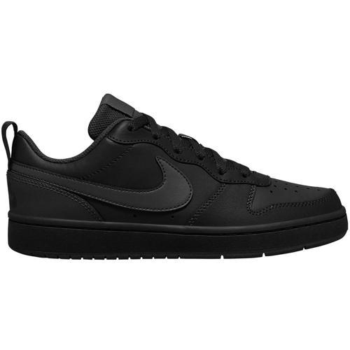 Court Borough Low 2 GS Leather Unisex Sneaker Hakiki Deri Günlük Spor Ayakkabı Siyah