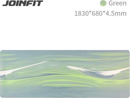 JOINFIT PRO Doğal Kauçuk Yoga Mat 4.5 MM Yeşil