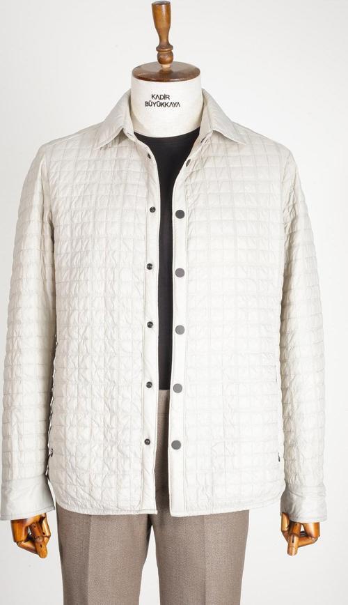 Modern Şık Gömlek Erkek Mont - Dayanıklı Polyester Kumaş-KAW9120S