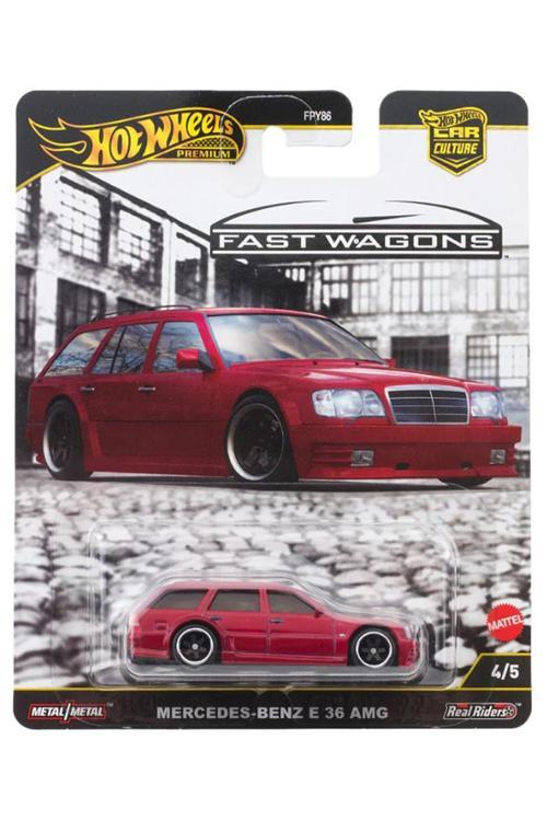 Premium Fast Wagons - Mercedes-Benz E 36 AMG - Kırmızı (1/64)