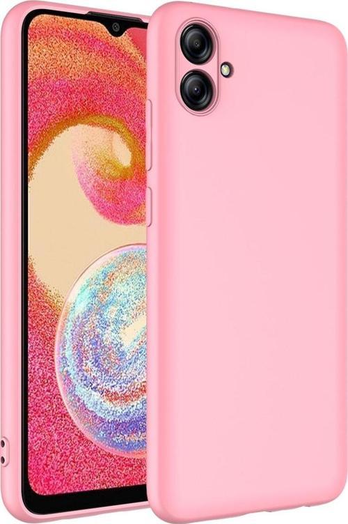 Galaxy A04e Ile Uyumlu Kılıf Kadife Iç Yüzey Silikon Z-mara Lansman Vieri Kılıf Siyah