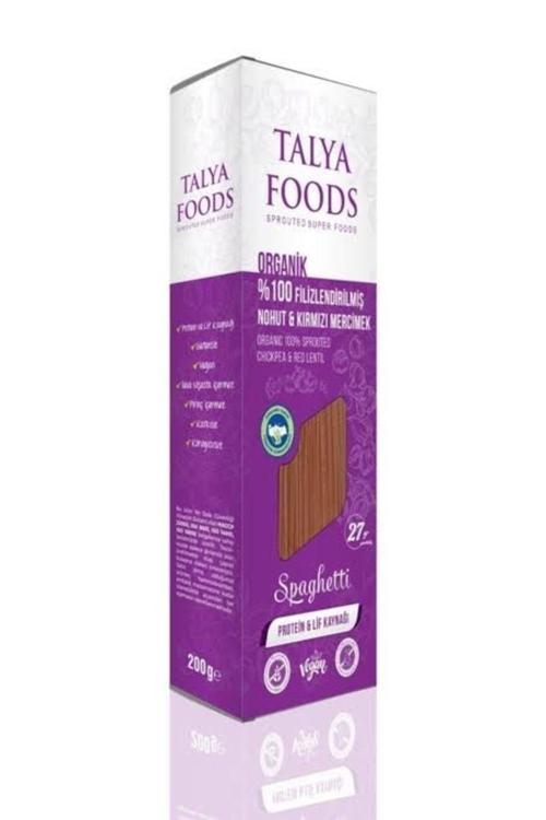 Organik Glutensiz %100 Filizlendirilmiş Nohut & Kırmızı Mercimek Spaghetti