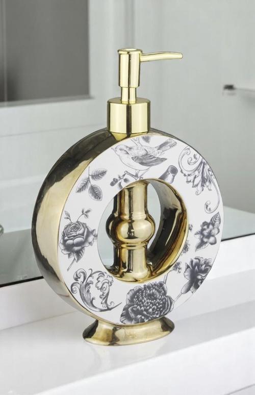 Porselen 500ml Sıvı Sabunluk k281 Yuvarlak