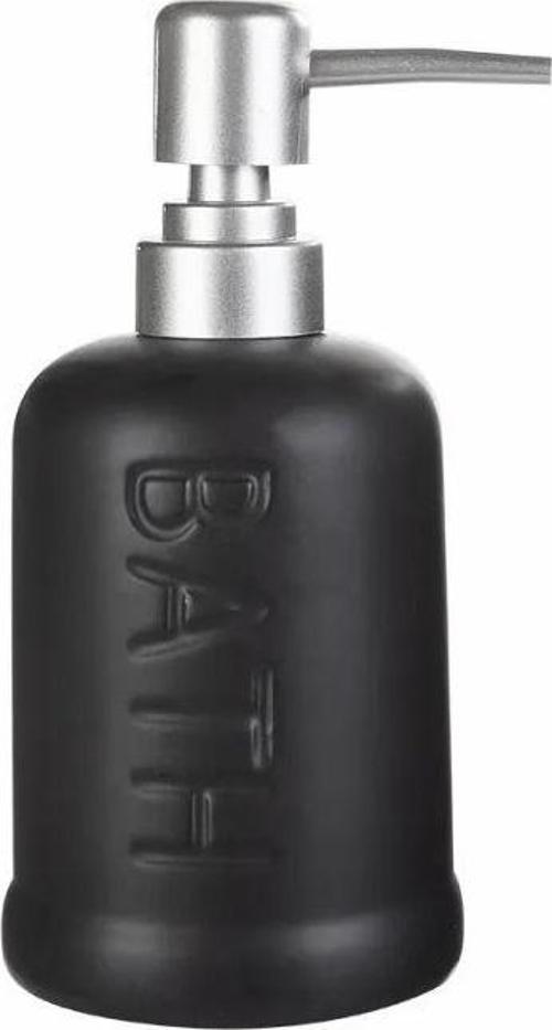 Stonware Seramik Sıvı Sabunluk Siyah 