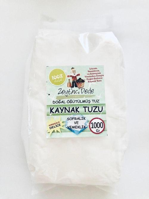 Doğal Öğütülmüş Kaynak Tuzu 1000 Gr