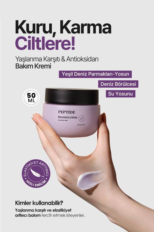 Peptit Içeren Yaşlanma Karşıtı Bakım Kremi Kore Peptide Recovery Cream