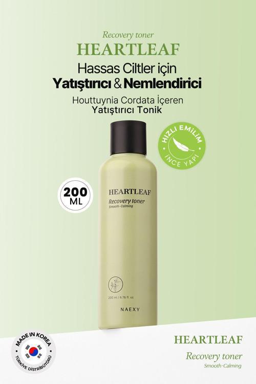 Heartleaf Içeren Yatıştırıcı Bakım Toniği Kore Heartleaf Recovery Toner 200 Ml