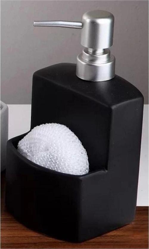 Stoneware Sıvı Sabunluk Siyah G3119-2650