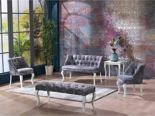 Çay Seti Koltuk Takımı 2 1 1, Gri