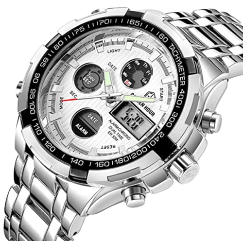 Erkek Kol Saati Analog Metal Kordon