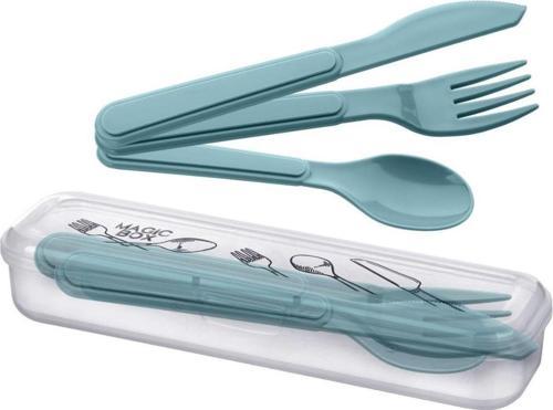 Kendiliğinden Kutulu Hijjenik Plastik Piknik Tipi Çatal Kaşık Bıçak Seti