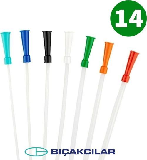 Bıçakcılar Aspirasyon Sondası No: 14 (Yeşil) 140 Adet - 1 Kutu