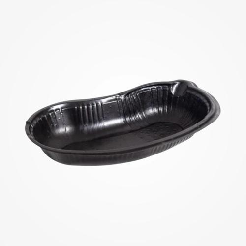Böbrek Küveti Plastik - Siyah 100'lü Paket