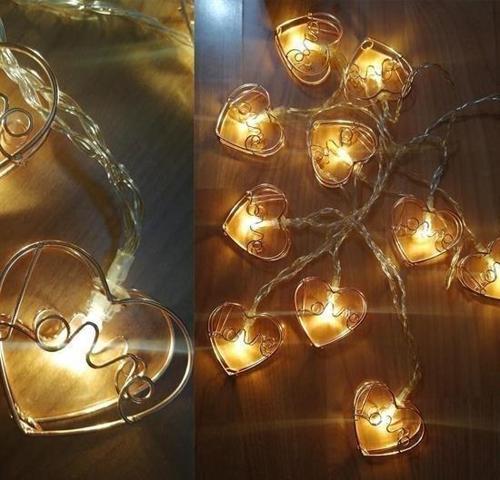 BUFFER® Kalpli Şerit Led Işık Zinciri Aydınlatma Doğum Günü Süs Işığı