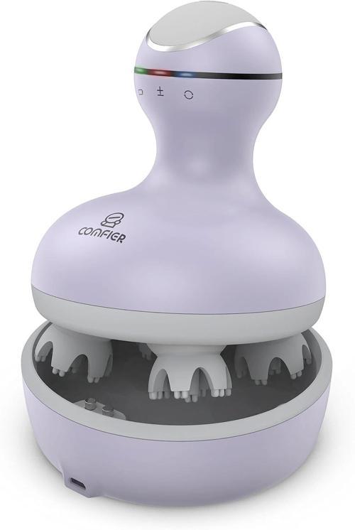 COMFIER Kablosuz Elektrikli Saç Derisi Masaj Cihazı - Mor