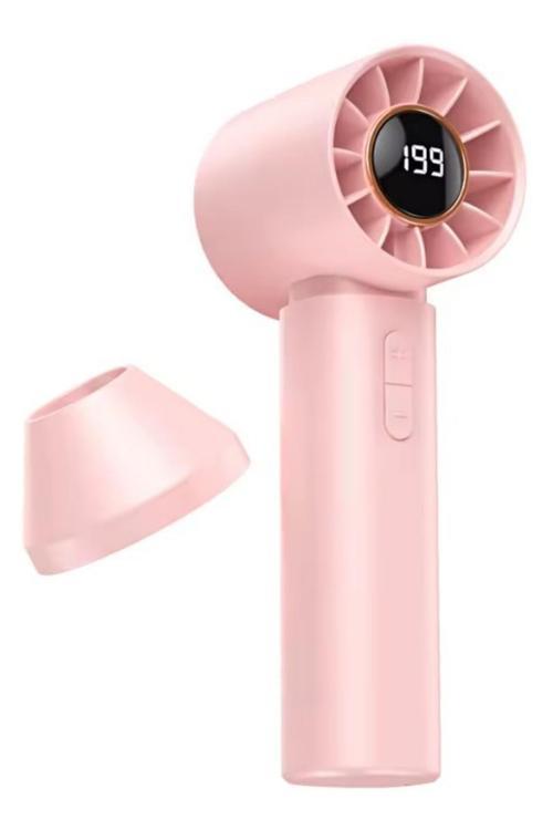 Taşınabililir Mini Usb Şarjlı Turbo Dijital Ekranlı El Vantilatör Fan Soğutucu T12