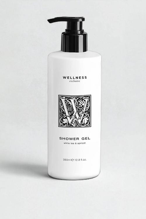 White Tea & Apricot Shower Gel 380 ml – Beyaz Çay ve Kayısı Özlü Duş Jeli