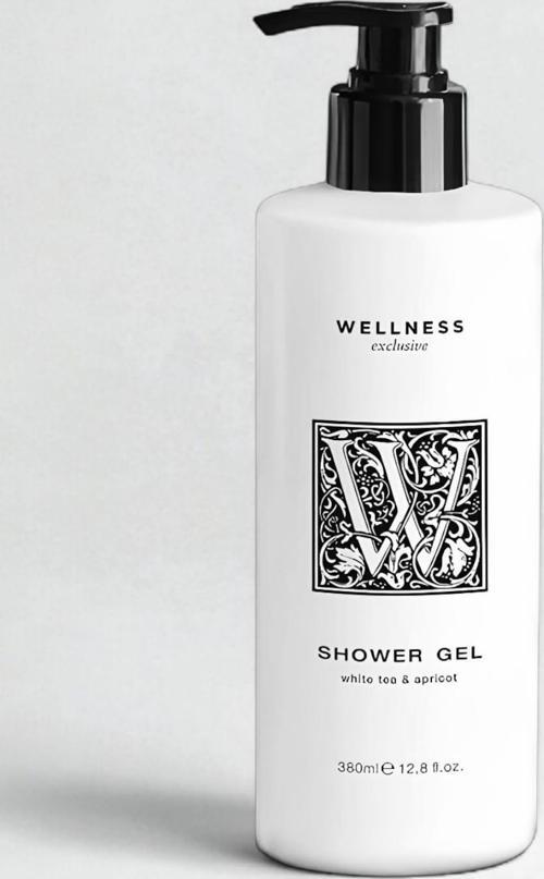 White Tea & Apricot Shower Gel 380 ml – Beyaz Çay ve Kayısı Özlü Duş Jeli