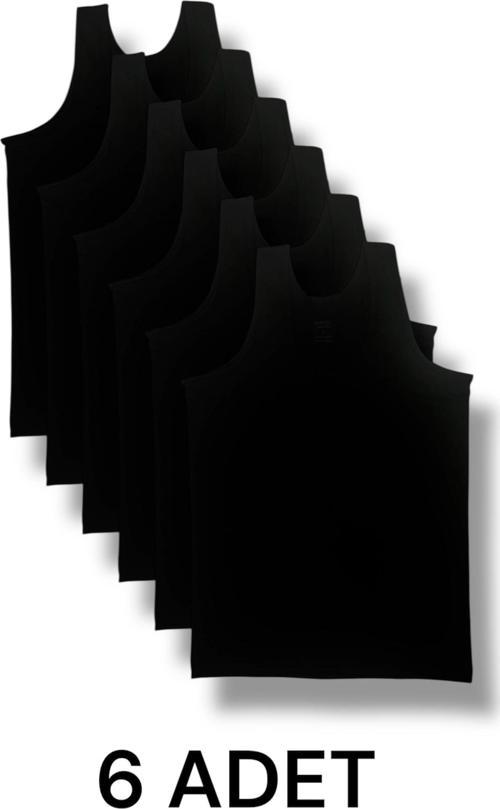 Askılı Erkek Atlet Pamuklu 6'lı Paket