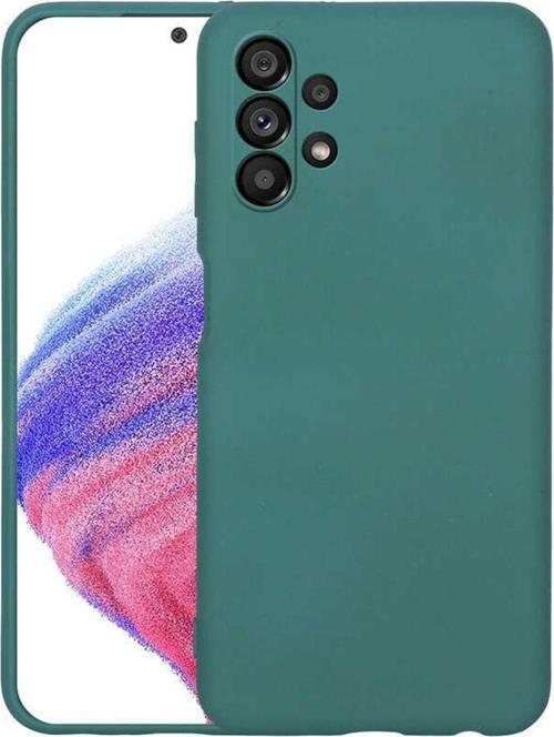 Galaxy A23 Ile Uyumlu Kılıf Mara Silky Termoplastik Kılıf Koyu Yeşil