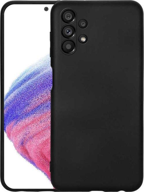 Galaxy A23 Ile Uyumlu Kılıf Mara Silky Termoplastik Kılıf Siyah