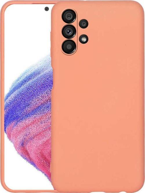 Galaxy A23 Ile Uyumlu Kılıf Mara Silky Termoplastik Kılıf Turuncu