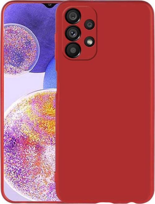 Galaxy A23 Ile Uyumlu Kılıf Premier Silikon Kapak Kırmızı