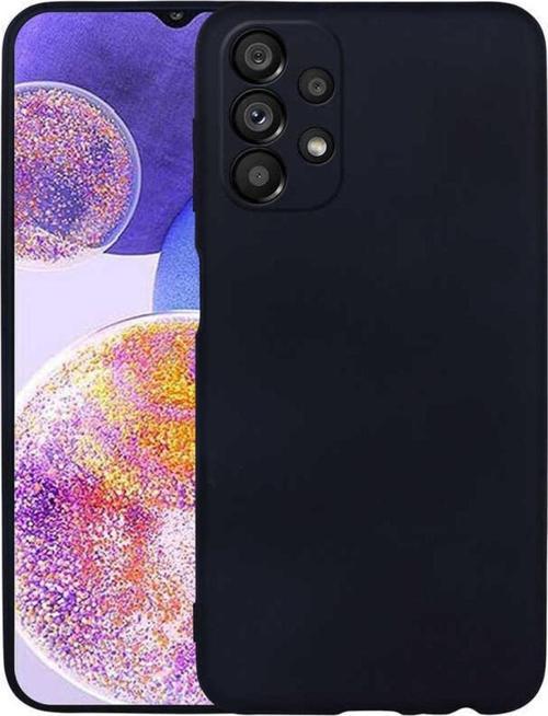 Galaxy A23 Ile Uyumlu Kılıf Premier Silikon Kapak Siyah