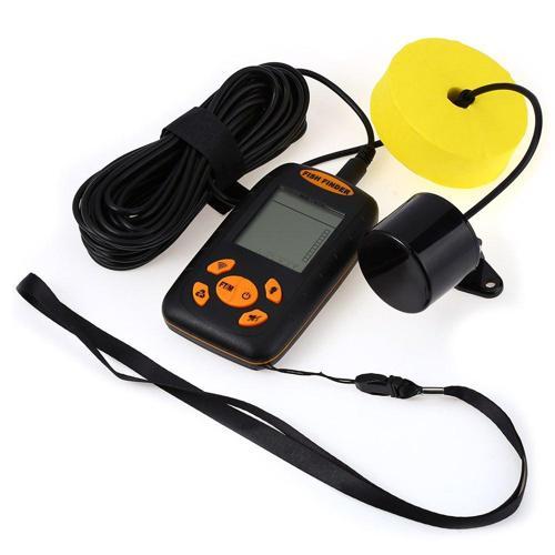 Dijital Balık Bulucu Ultrasonik Sonar Gps100Mt Siyah