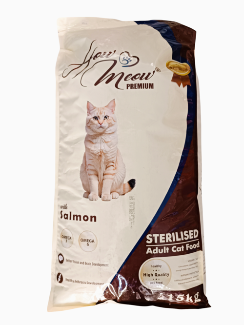 Somonlu Kısırlaştırılmış Kedi Maması 15 kg