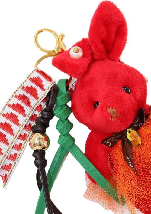 Anahtarlık Çanta Charm. Ayna Süsü. Çanta Aksesuarı. Anahtarlık Peluş Tavşan Örme Ip Çanta Charmı