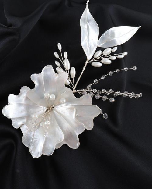 Helen Gelin Saç Aksesuarı. Porselen Nişan Saç Aksesuarı. Söz Nikah Kına Saç Aksesuarları. Gelin Tacı